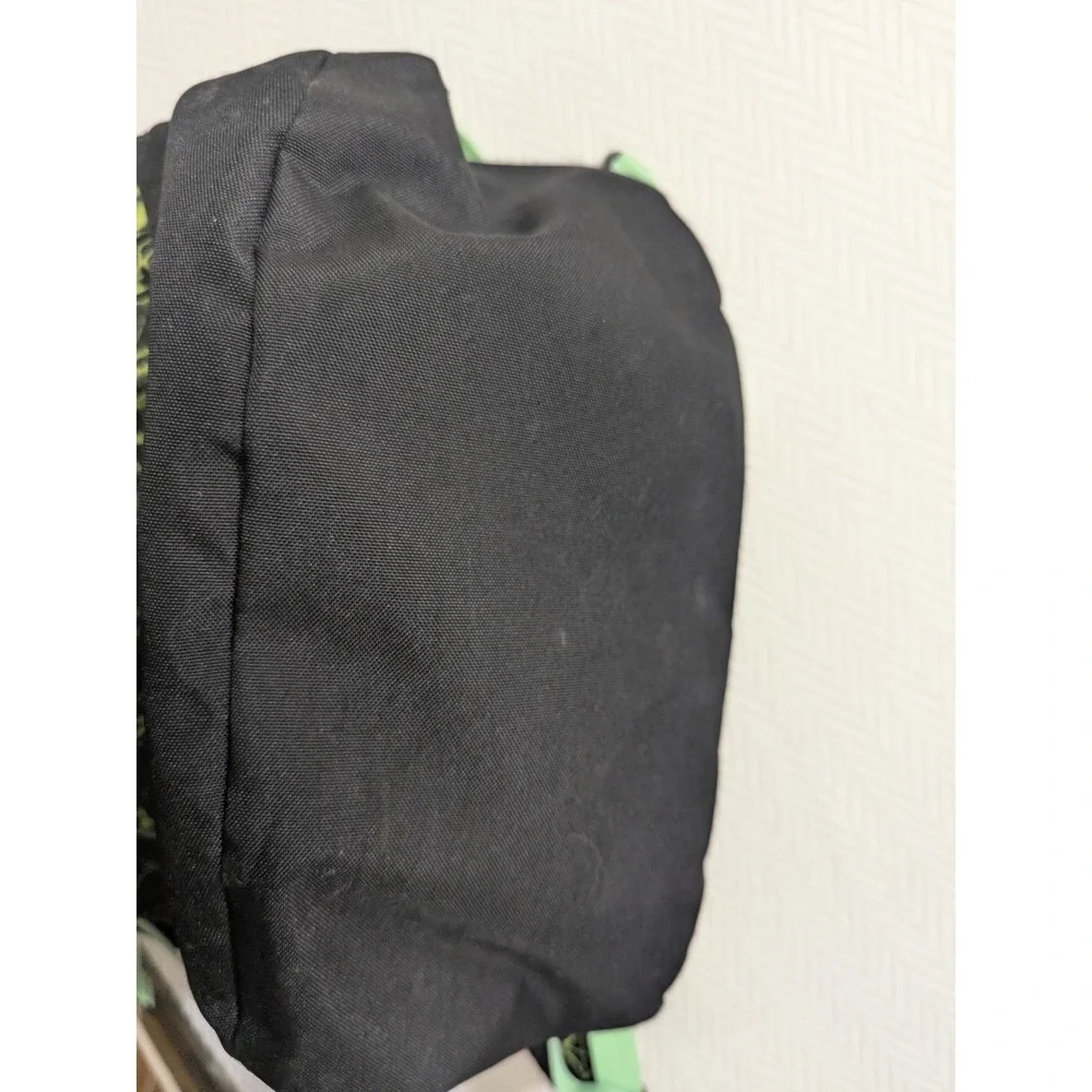 High Sierra Backpack Green Black Lightning Pattern School Hiking Daypack Bag